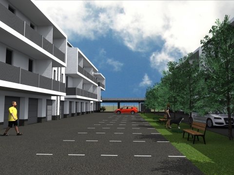 Gyöngyös lakópark B-épület ingatlanok